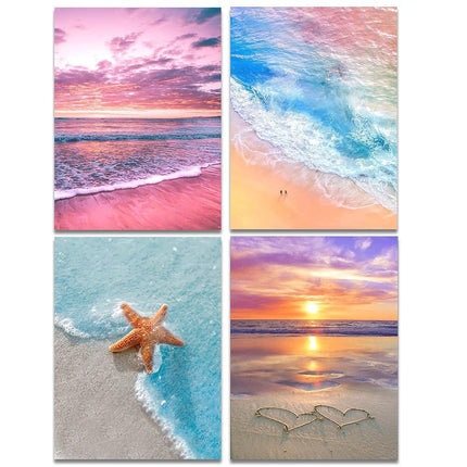 Muzagroo Art 4 Pack 5D Diamond Painting Kits for A