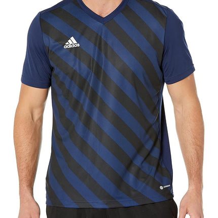 adidas Men's Entrada 22 Jersey, Team Navy Blue/Bla