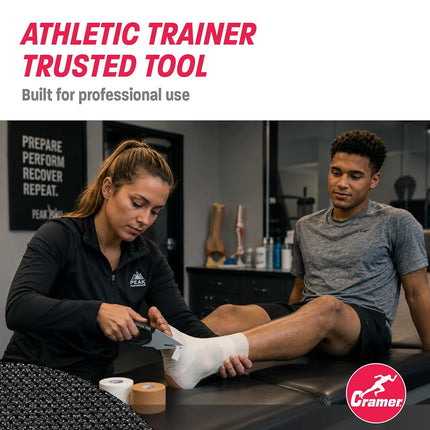Cramer Athletic Training Supplies, Shark Tape Cutter & Remover Liquid for Adhesive Removal, Safe Edge Scissors, Professional Bandage Shears & Solution to Safely Remove Athletic Tape