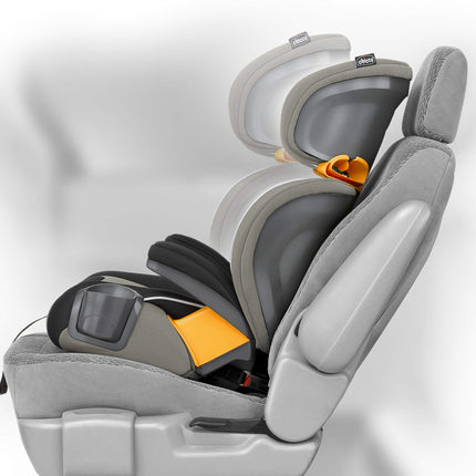 Chicco KidFit Zip Plus 2 en 1 - Asiento Elevador de Posicionamiento con Cinturón de Seguridad - Seascape, Azul