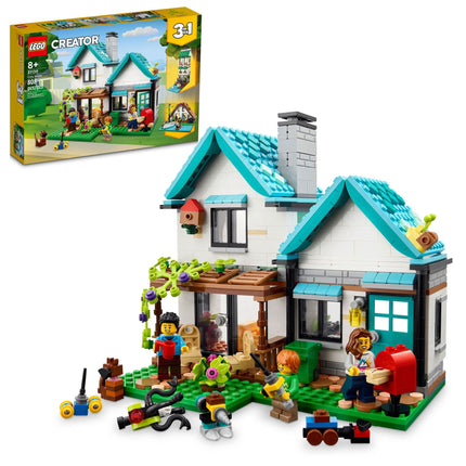 Creator 3 in 1 Cosy House Building Kit, Rebuild in