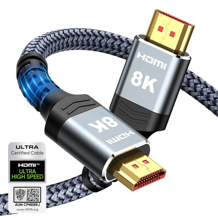 Highwings HDMI Cable, 2M, Grey, Indoor, High Speed