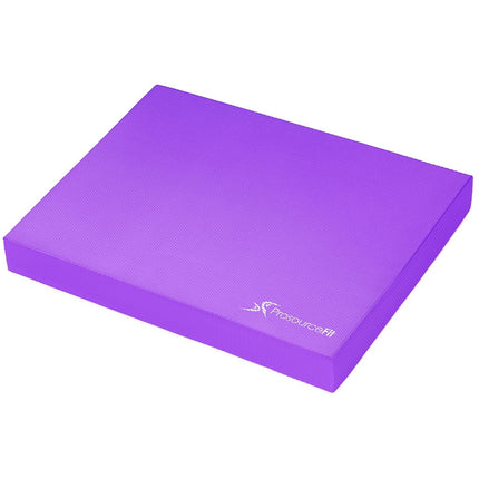 ProsourceFit Exercise Balance Pad – Large Cushioned Non-Slip Foam Mat & Knee Pad for Fitness, Stability Training, Physical Therapy, Yoga 15"x19", Purple