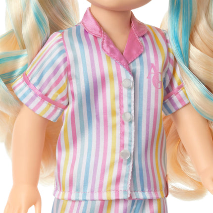 American Girl, AG Sisters Self-Care Sleepover Set, Doll Playset, for 14.5-inch Dolls, 22 pcs, for Ages 4+