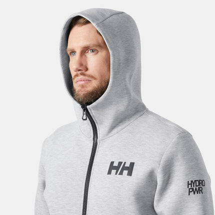 Helly Hansen Men's HP Ocean FZ Jacket 2.0, Grey Melange, M