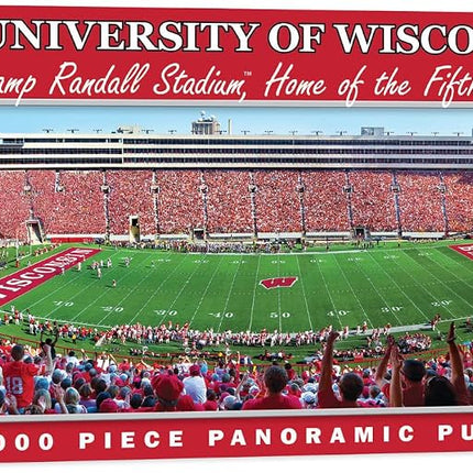 MasterPieces 91315: Wisconsin Football 1000pc Panoramic Puzzle