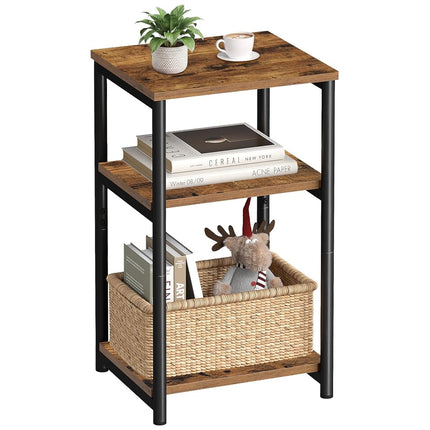 Vasagle LET273B01 Storage Shelf Side Table, Vintag