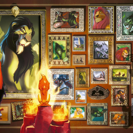 Ravensburger Disney Villainous: Scar and Figurine 