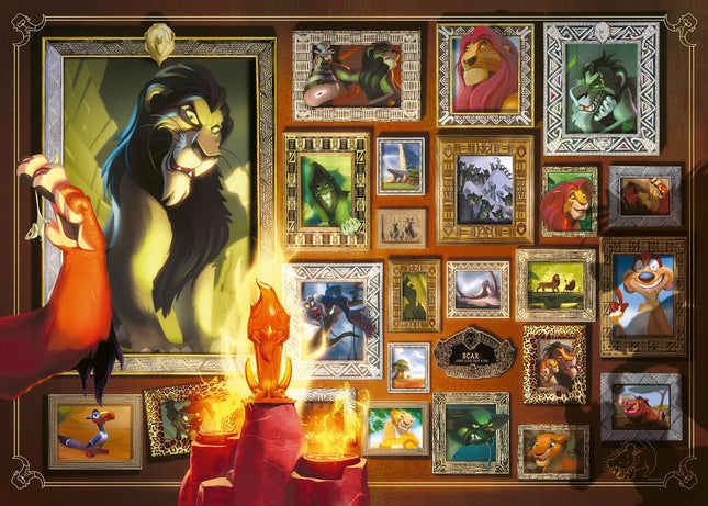 Ravensburger Disney Villainous: Scar and Figurine 