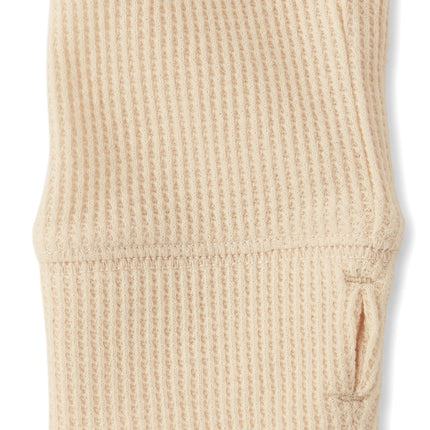 The Children's Place Girls' Basic Long Sleeve Thermal Henley Tops, Frappe, XX-Large