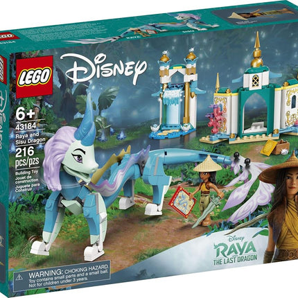 LEGO Disney Raya and Sisu Dragon 43184; A Unique Toy and Building Kit; Best for Kids Who Like Stories with Dragons and Adventuring with Strong Disney Characters, New 2021 (216 Pieces)