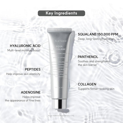 S.NATURE AQUA SQUALANE MOISTURIZING CREAM｜Inner Moisturizing, Fresh Absorbing, Moisture Glow｜2.70 fl.oz, 80ml