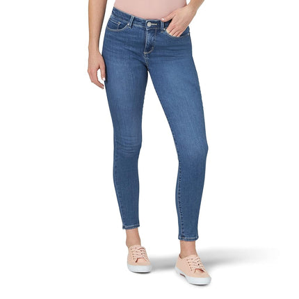 Lee Women's Sculpting Slim Fit Skinny Leg Jean, Luna, 12 US