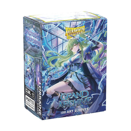 Dragon Shield | Grand Archive Matte Art Sleeves | 100 CT - Smooth & Tough Premium TCG Sleeves | Compatible with Pokemon, One Piece & Magic the Gathering | Lorraine, Arclight Saber
