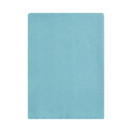 Hudson Baby Unisex Baby Flannel Burp Cloth 12pk, Soft Teal Dino, One Size