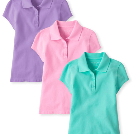 The Children's Place Girls' Multipack Short Sleeve