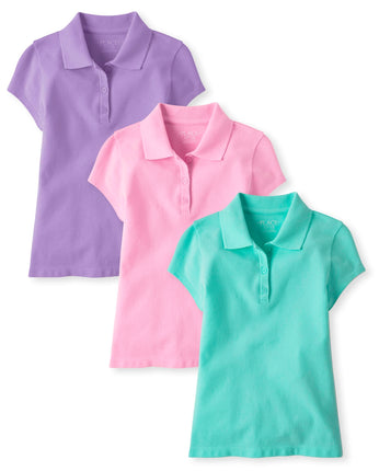 The Children's Place Girls' Multipack Short Sleeve