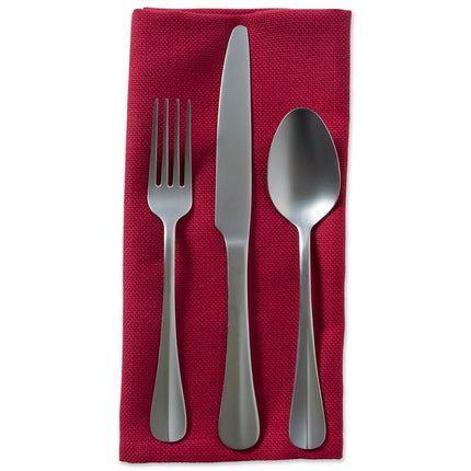 DII Variegated Tabletop Collection, Napkin Set, 20x20, Tango Red, 6 Piece
