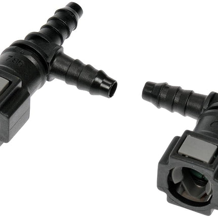 Dorman 800-176 Quick Connector 5/16 In. Steel Tee to 6mm Nylon, 2 Pack