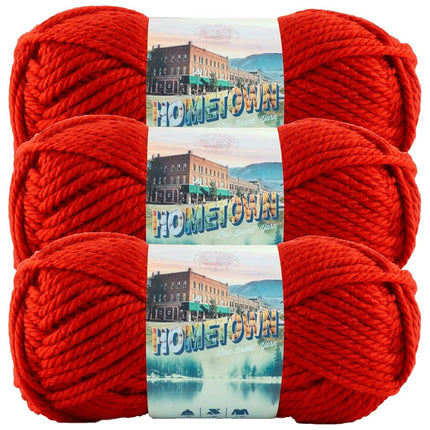 Lion Brand Yarn 135-113N Yarn, 3-Pack, Cincinnati 