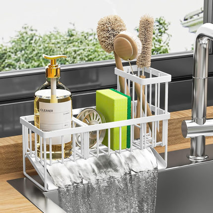 Cisily Sink Caddy Sponge Holder - Stainless Steel 