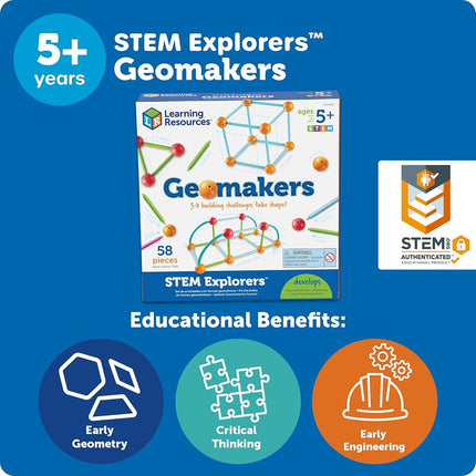 Learning Resources LER9293 Geomakers-STEM Explorers