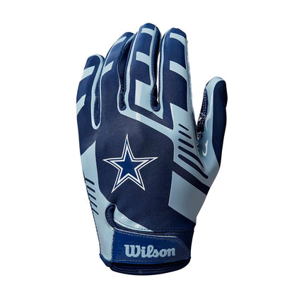 Wilson NFL Stretch Fit Football Gloves - Adult, Dallas Cowboys