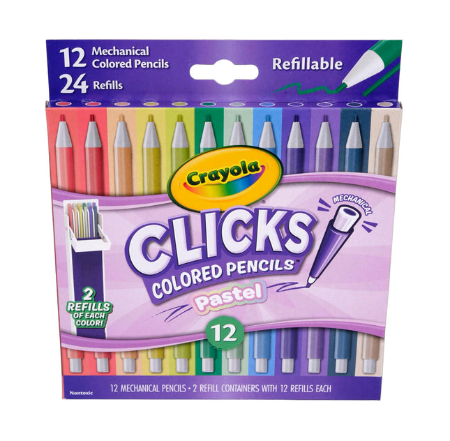 Crayola Clicks 2.0mm Mechanical Colored Pencil Set
