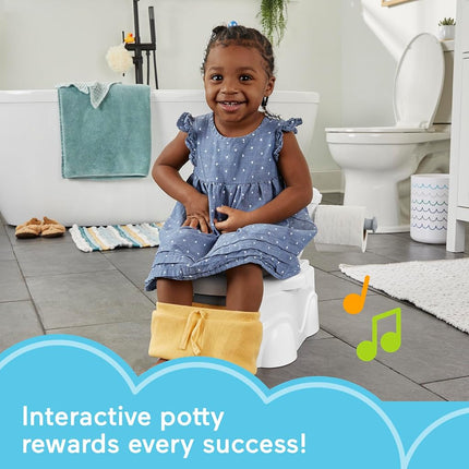 Fisher-Price� Toddler Toilet Cheer for Me! Potty Training Seat with Lights Sounds Phrases and Removable Potty Ring