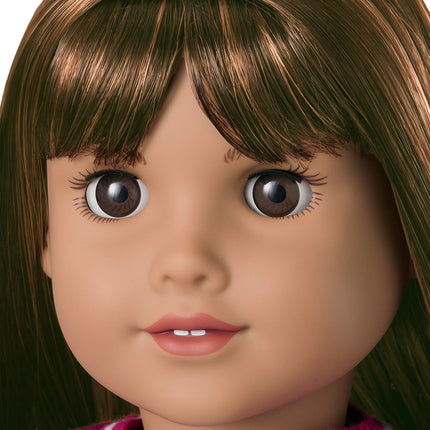 American Girl, Truly Me 18-inch Doll #122 with Brown Eyes, Straight Dark-Brown Hair, Tan Skin, for Ages 6+