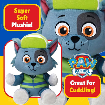 TY Rocky Paw Patrol Soft Plush Toy for Kids, Cuddly Teddy, Collectible Stuffed Toy, Beanie Babies Range, Regular