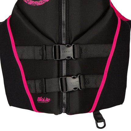 O'Brien Women's Traditional Neoprene USCGA Life Jacket, Pink, X-Small