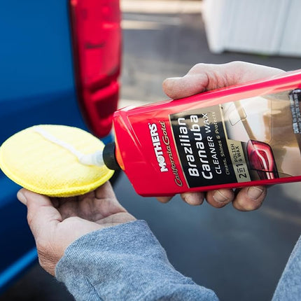 Mothers California Brazilian Carnauba Cleaner Liquid Wax, Gold, 473 Millilitre