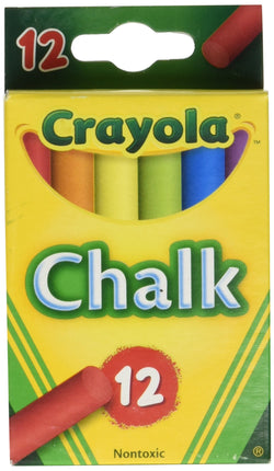 Crayola Colored Chalk - 12-Count (Pack of 6)