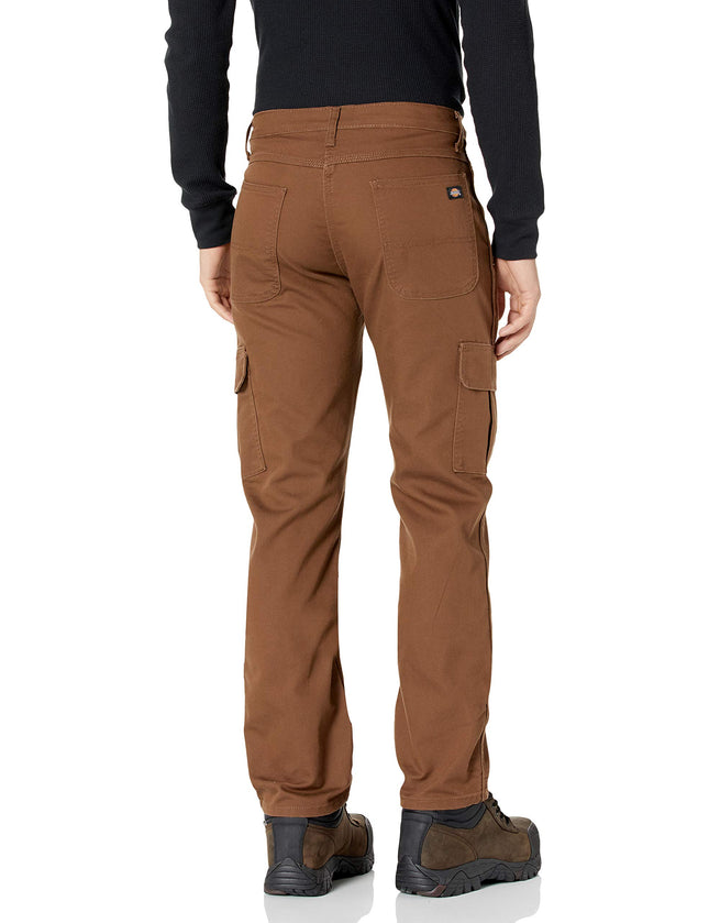 Dickies Men's Tough Max Duck Cargo Pant Work Utility, Stonewash Timber, 40W x 30L