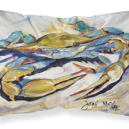 Caroline's Treasures JMK1092PILLOWCASE Funda de almohada estándar de tela con cangrejo azul, estándar, multicolor