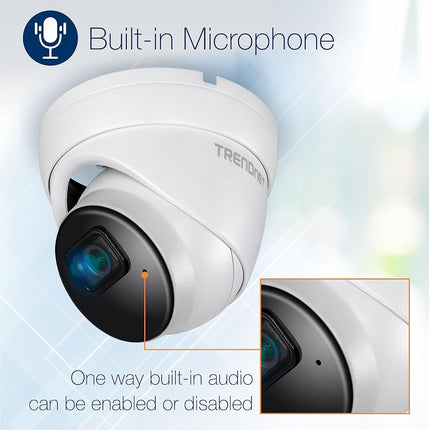 TRENDNET TV-IP1515PI Indoor/Outdoor 5MP H.265 WDR PoE IR Fixed Turret Network Camera