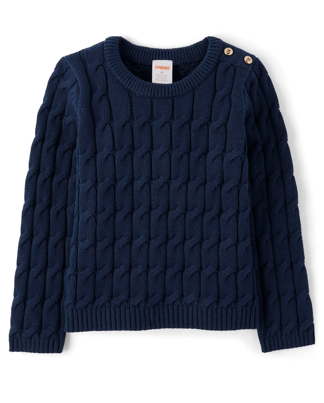 Gymboree Boys' and Toddler Long Sleeve Cable Knit 