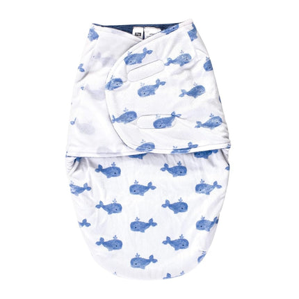 Hudson Baby Bebé unisex de felpa, arrullo acogedor, ballena, 0-3 meses (3M)