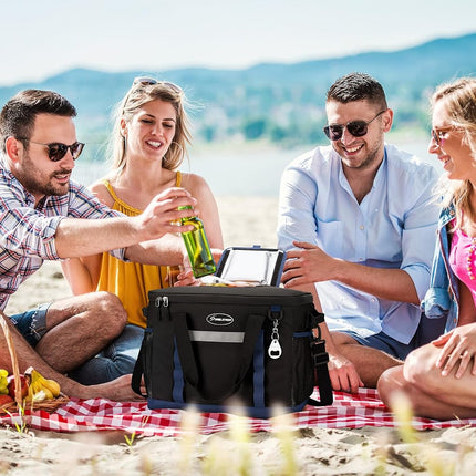 Maelstrom Soft Cooler Bag, 35 Can Beach Cooler with Flip-top Access