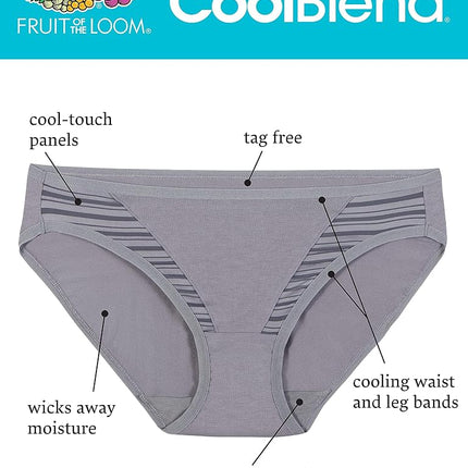 Fruit of the Loom Women's 4dcbbk1underwear Bikini Underwear, Bikini - Fashion Assorted, M UK