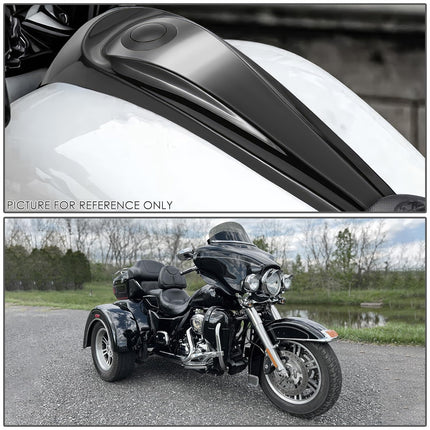 DNA MOTORING Console de réservoir de carburant et couvercle de bouchon de réservoir d'essence compatibles avec les modèles Harley Davidson Electra Tri Glide Touring de 2008 à 2020, ZTL-Y-0303