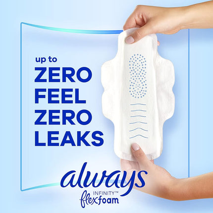 Always Infinity Pads With Wings, Super Absorbency , 32 count , Pack of 2