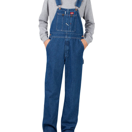 Dickies Boys Denim Bib Overall, Stone Washed Indig