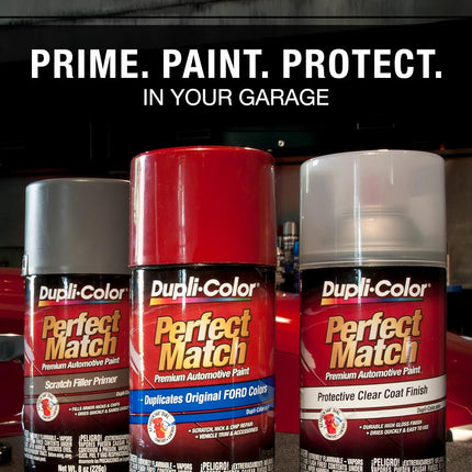 Dupli-Color EBGM03477 Pintura en aerosol automotriz Perfect Match – Gris medio metalizado de General Motors, 15 WA8573 – Lata de aerosol de 8 oz.