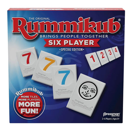 Pressman Rummikub Six Player Edition - The Classic