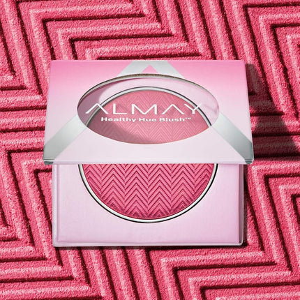 Colorete Almay, Maquillaje Facial, Polvo de Alta Pigmentación, Tono Saludable, Hipoalergénico, 300 Pink Flush, 9 g