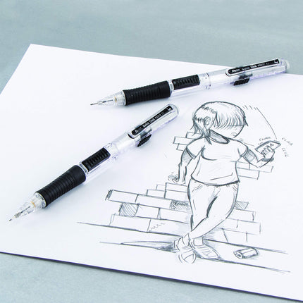Portaminas Pentel QUICK CLICK (0,7 mm), cuerpo negro - PD217A