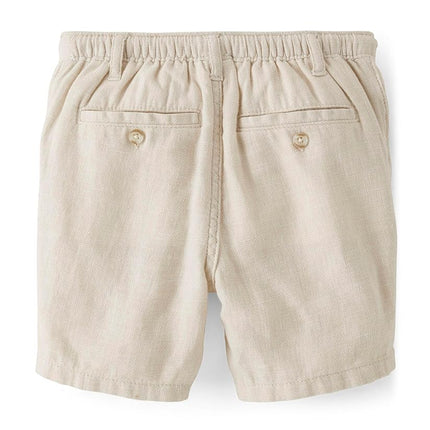 Gymboree Boys' and Toddler Pull on Shorts, Red/White/Blue Plaid, 12-18 Months