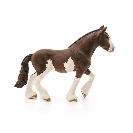 Schleich Farm World - Clydesdale Mare Toy Figurine - Kids Ages 3+ | 13809